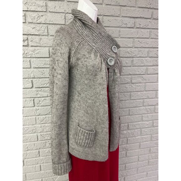 Springfield Women Gray Alpaca / Wool Blend Long Sleeve Sweater Size L - Picture 4 of 12